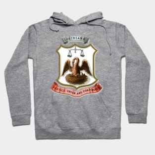 1876 Louisiana Coat of Arms Hoodie